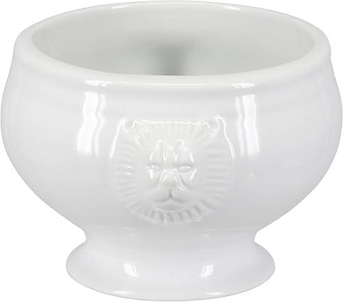 BIA Cordon Bleu Soup Lions Head Bowl (4 unidades), color blanco (900178S4SIOC)