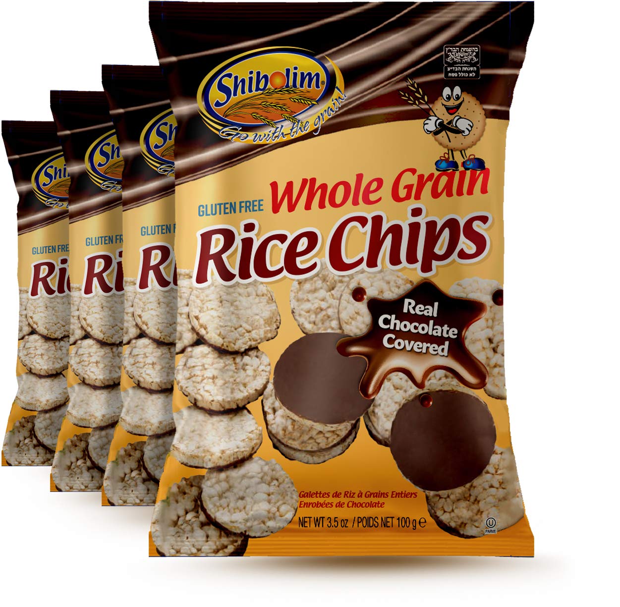 Buy Shibolim Gluten Free Real Dark Chocolate Covered Rice Cakes With a