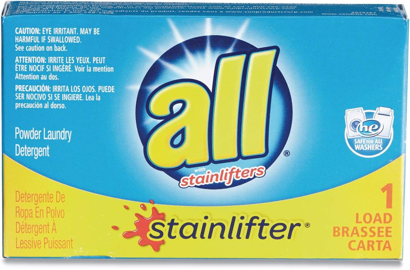 All 2979267 All Ultra Coin-Vending Powder Laundry Detergent 1 load 100/Carton (VEN2979267)