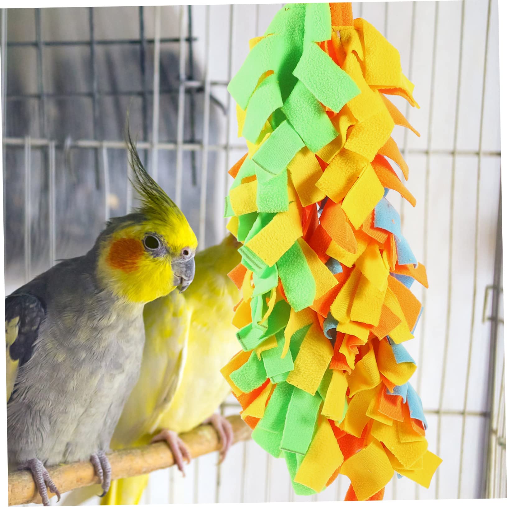 BESPORTBLE 10pièces Jouets à Mâcher pour Oiseaux Et Petits Animaux Balancement Suspendu pour Perruches Perroquets Et Hamsters Accessoire De Et Sûr