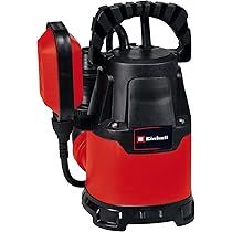 Einhell Pompa a Immersione GC-SP 2275 (220 W, 7.500 Litri all’Ora, Prevalenza, Altezza di Mandata Massima 6 m, a Fondo Piatto, fino a 5 mm, Pompa per Acque Chiare, Granulometria fino a 5 mm)