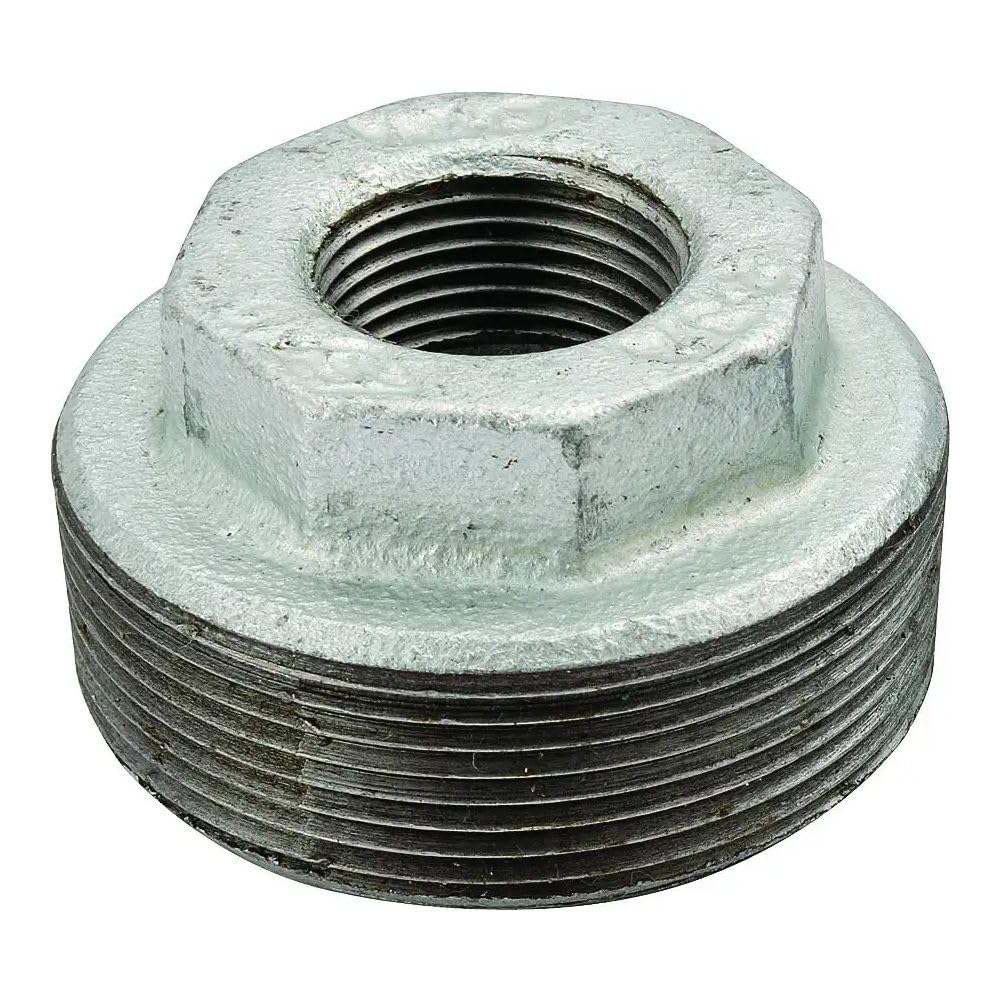 Bushing galvanisé 3/8 x 1/4 évitez les fuites avec ce raccord hexagonal