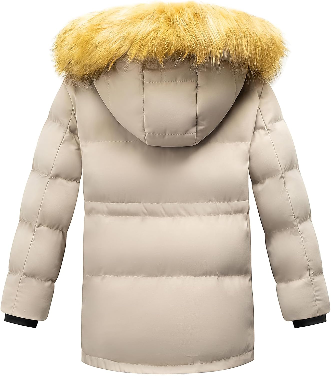 WULFUL Boy's Winter Coat Waterproof Fleece Lined Parka Jackets Kids Hooded Puffer Outerwear - Image 2