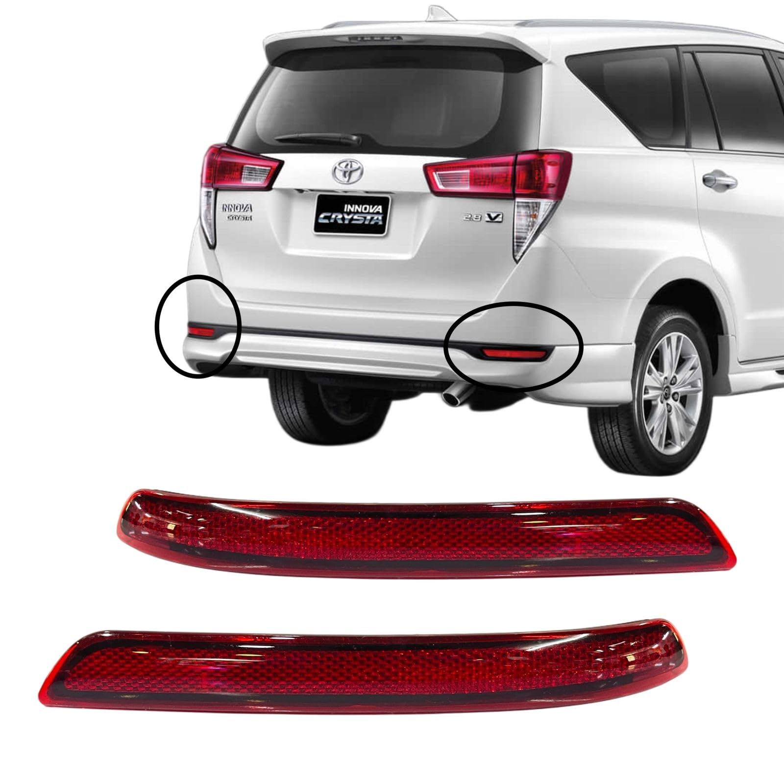 K D REFLECTOR FOR TOYTA INNOVA CRYSTA (PAIR)-image-35