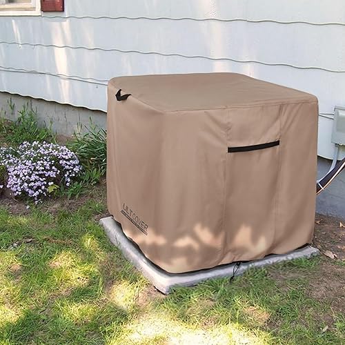 Miniatura 6 de ULTCOVER Cubierta cuadrada impermeable del aire acondicionado para las unidades exteriores de la CA tamaño hasta 30W x 30D x 25H pulgadas