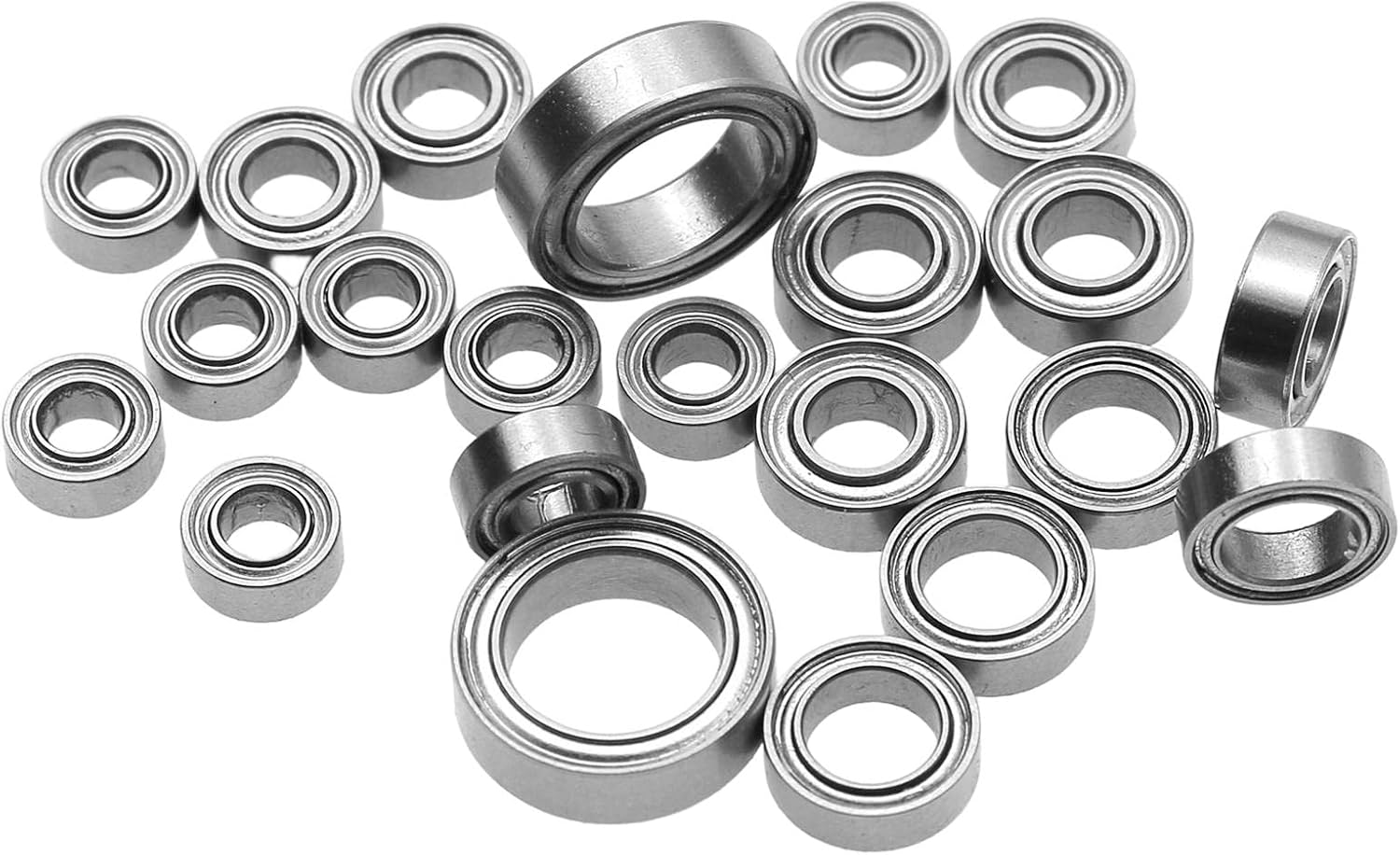 22Pcs Bearing Kit Accessories Upgrade Parts Practical for 1/18 Model Car