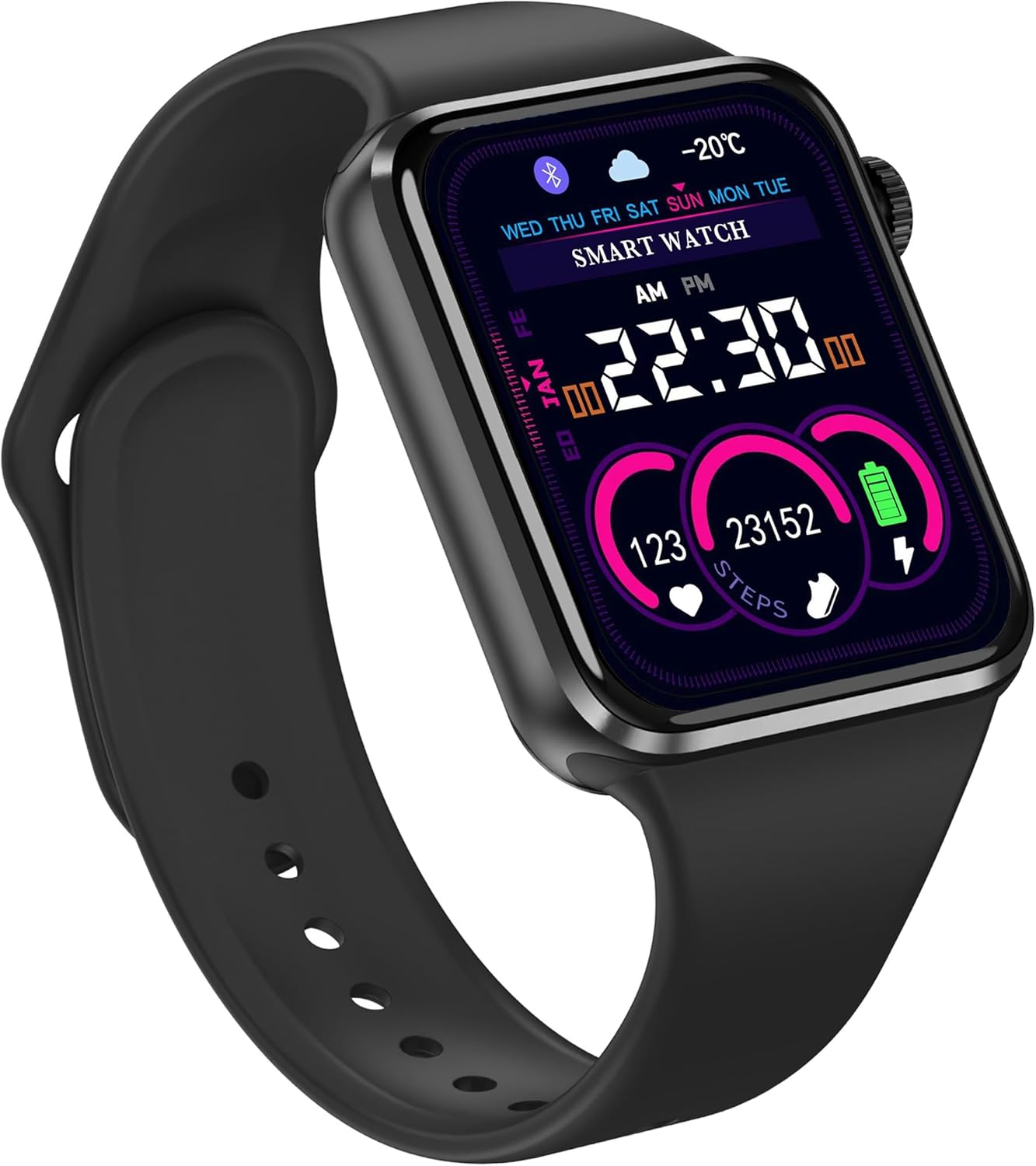 Amazon Men's Smart Watch Compatible With Ios And Android