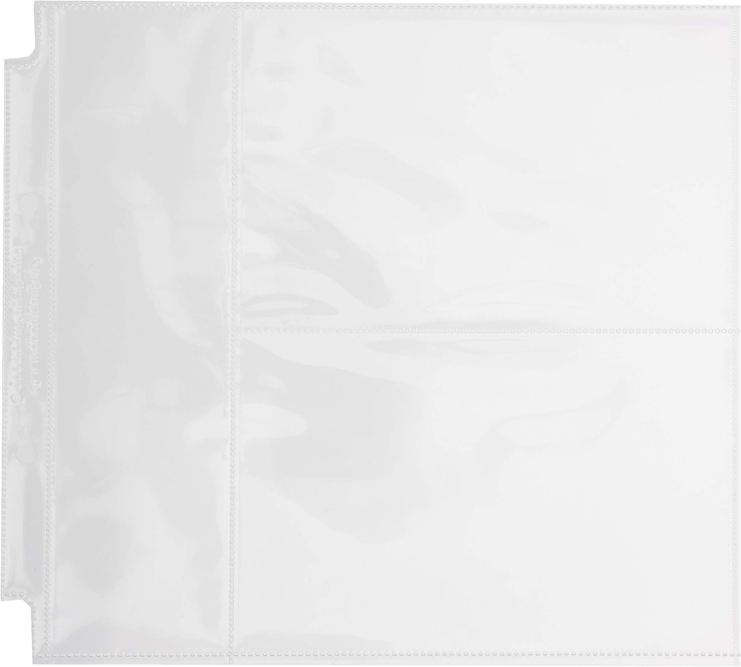 DOODLEBUGDesign Horizontal Photo/Recipe Card Protectors for Scrapbooking, 8 by 8-Inch