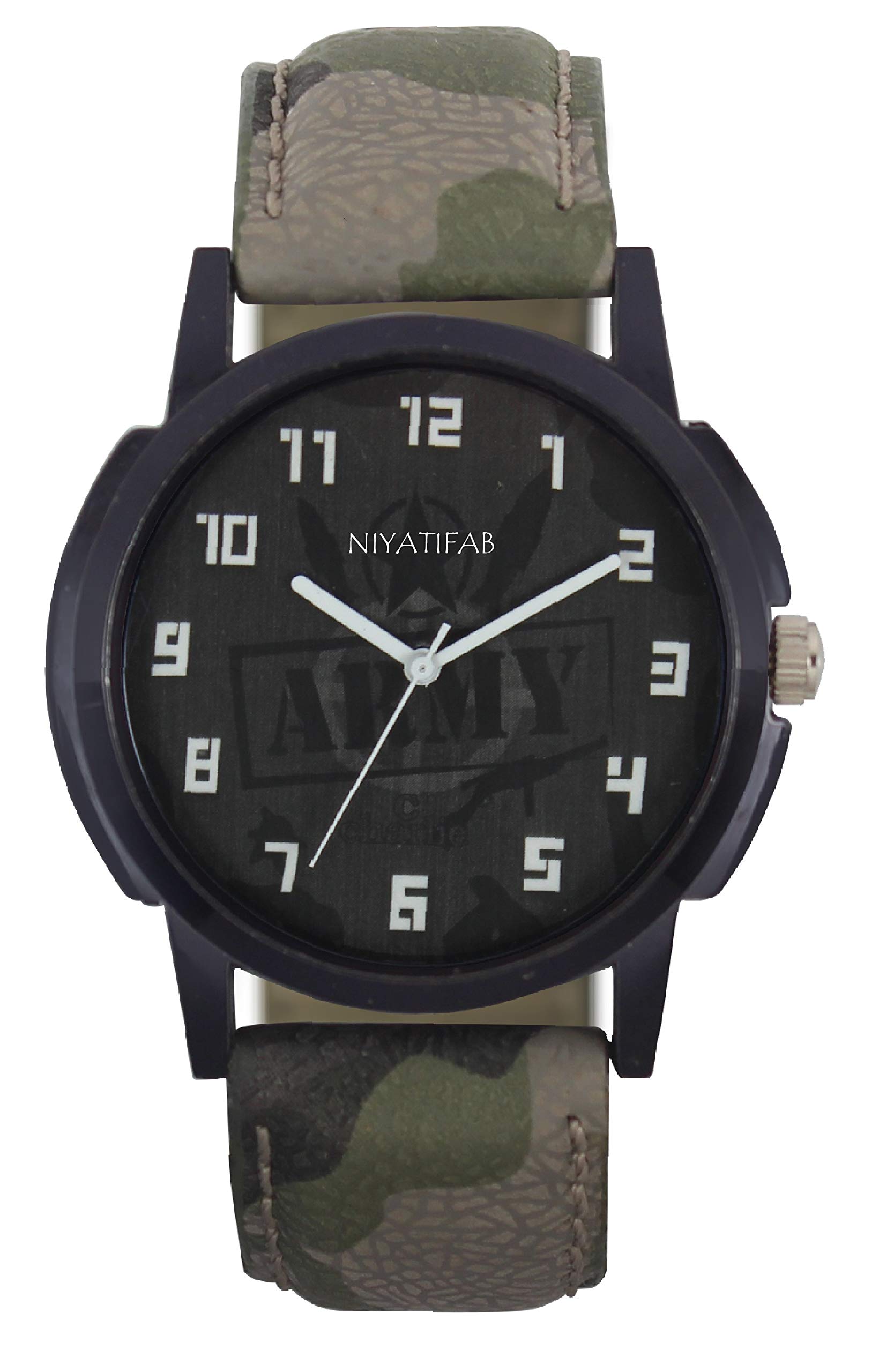 NiyatiFabAnalogue Black Dial Women's Watch NF04