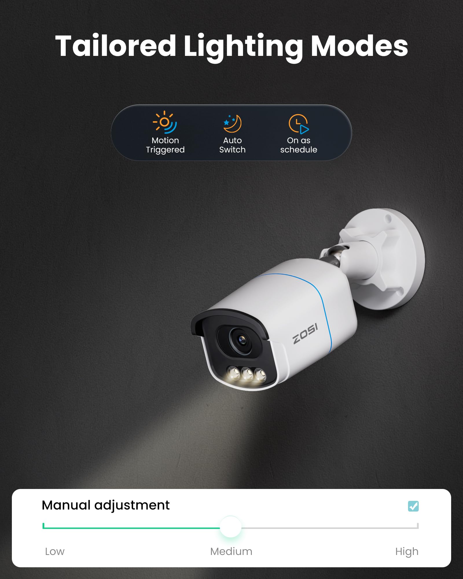 ZOSI 5MP Kit Cámaras de Vigilancia PoE Exterior, 8CH 4K Grabador NVR Sistema con (4) Cámara Seguridad IP Interior, Visión Nocturna Color, Detección y Alarma de Persona/Vehículo, 2TB HDD Incluido