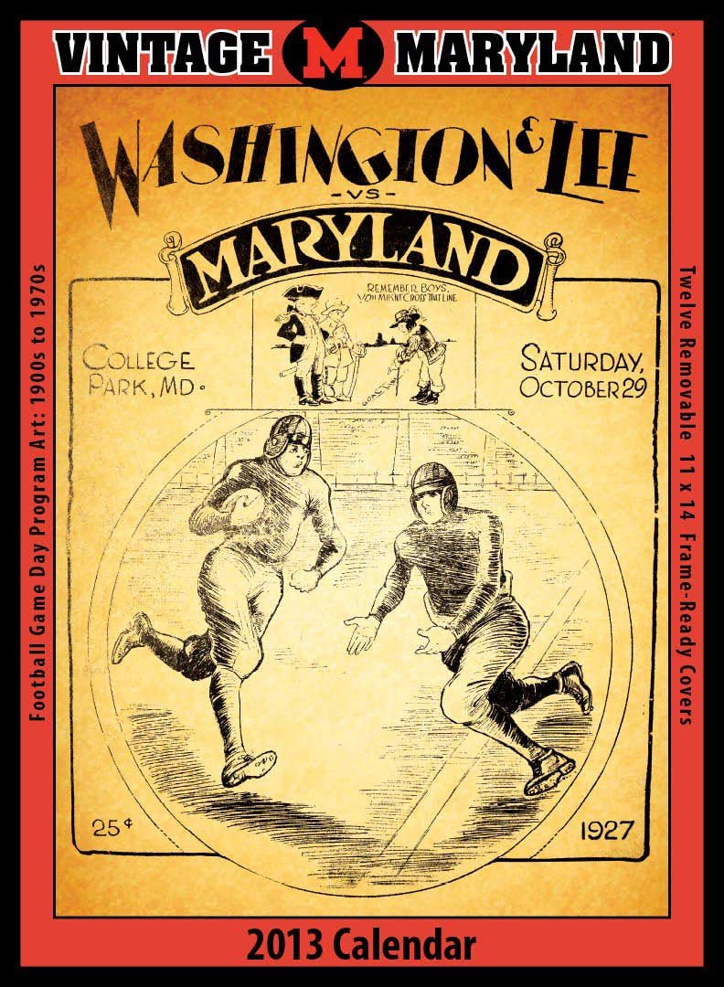Maryland Terrapins 2013 Vintage Football Calendar