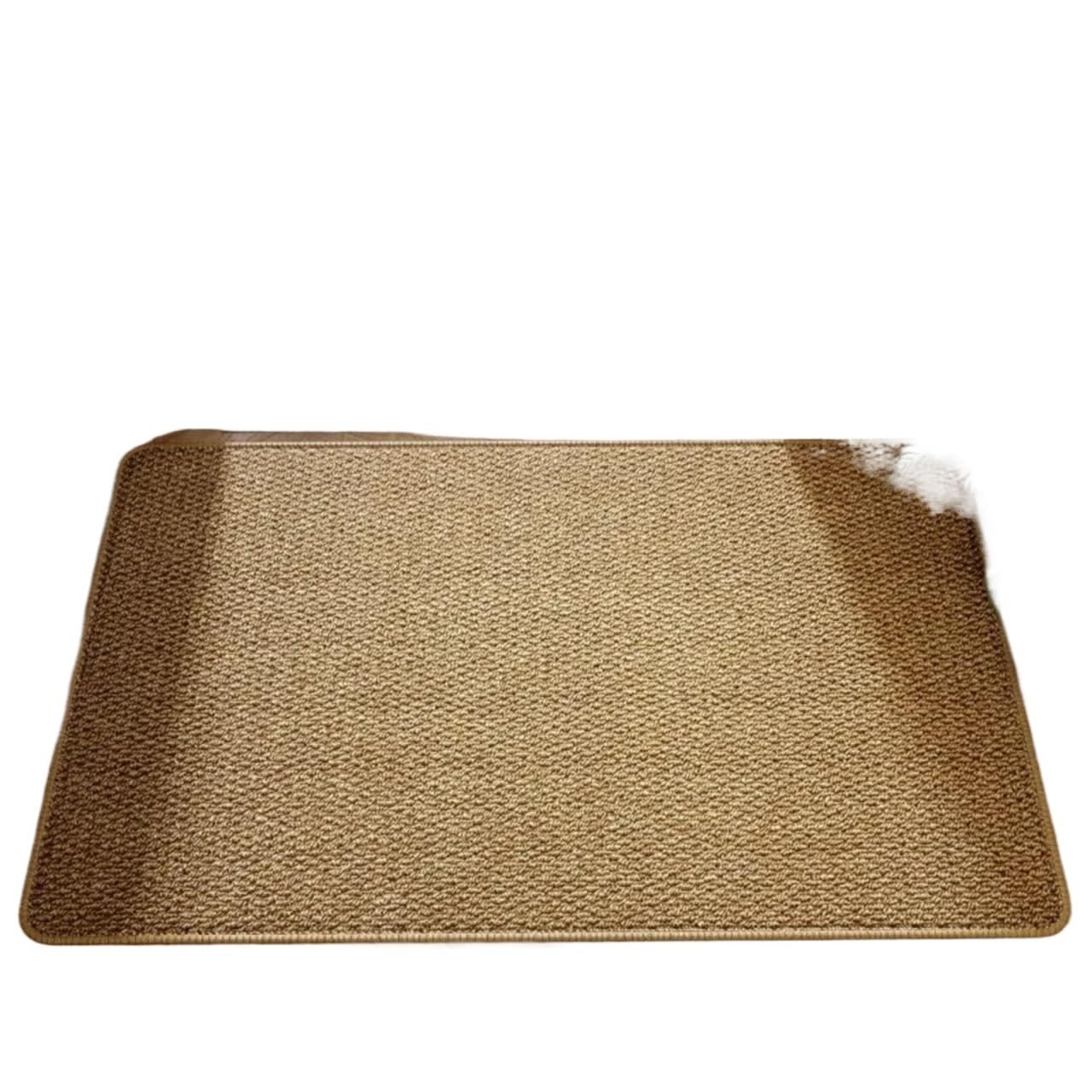 Tappetino intrecciato Tappeti da esterno in finta iuta, zerbino for ingresso, stile senza sforzo, tappeto for(Brown,80x120cm)
