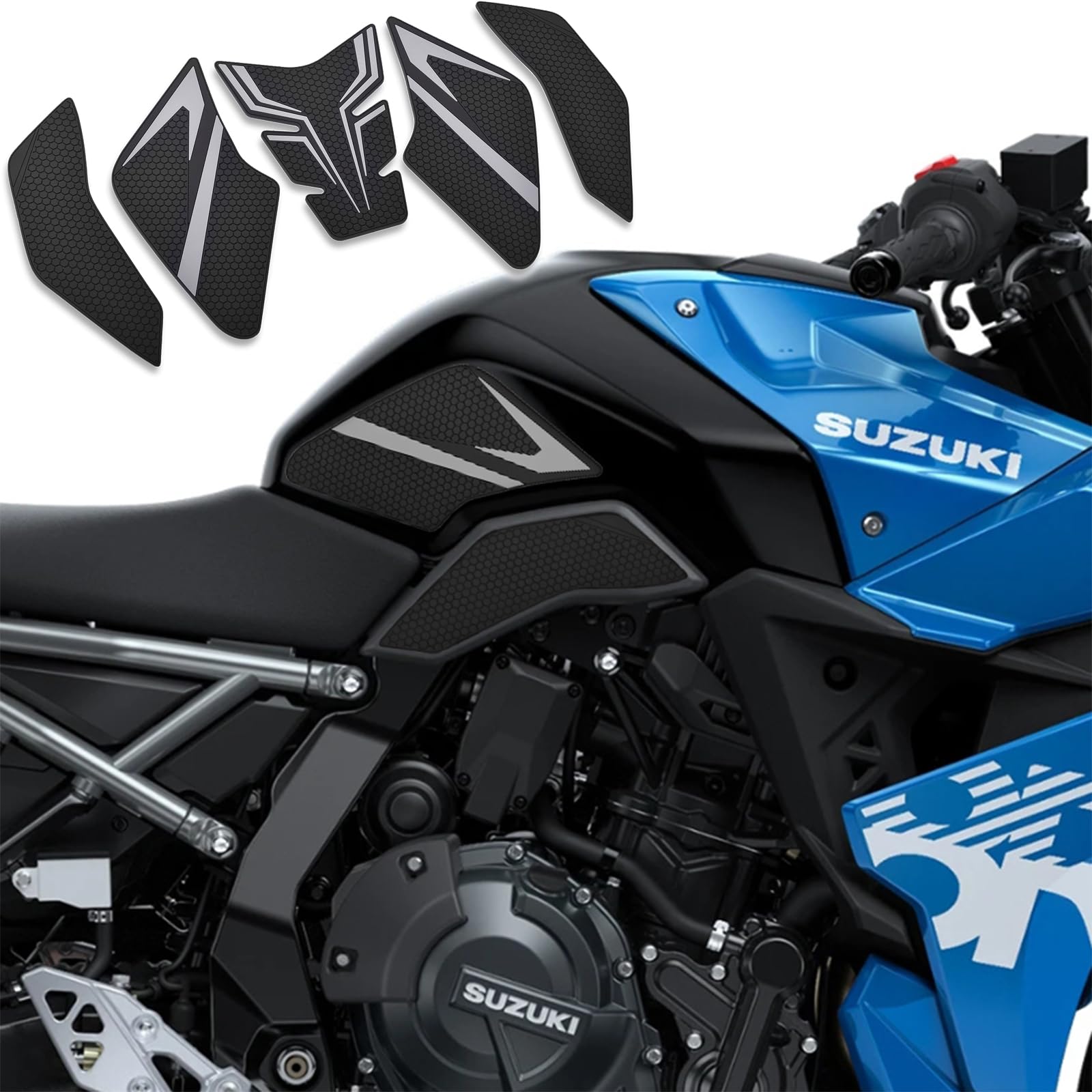 スズキ バイクタンク 黒/白/青 スズキ バイクタンク 黒/白/青 スズキ バイクタンク 黒/白/青 スズキ