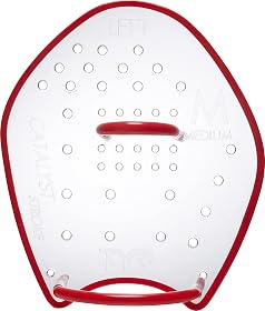 TYR Catalyst Stroke Training Paddles for Swimming, Size - Large (Blue)