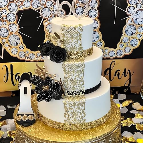 Miniatura 2 de Anyana pastel de encaje de boda comestible silicona hornear encaje Mat fondant impresión textura encaje decoración molde azúcar artesanía glaseado