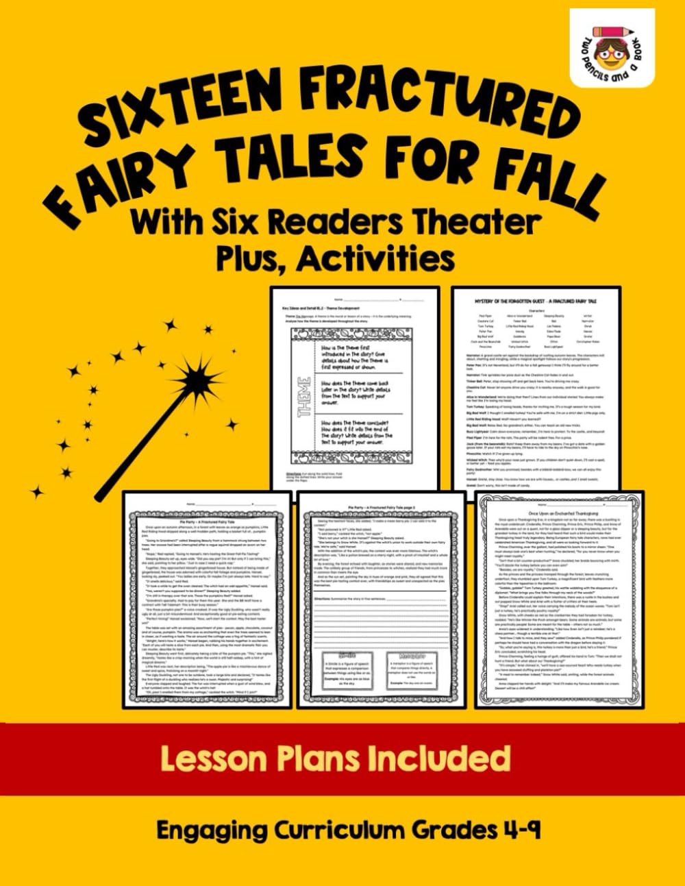 16 Different Fractured Fairy Tales for Fall With Six Readers Theater Scripts