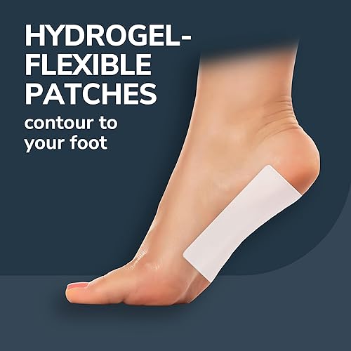 Miniatura 3 de Dr. Scholl's Parches para el dolor de fascitis plantar con tecnología flexible de hidrogel, 8 unidades, alivio del dolor diario de 12 horas
