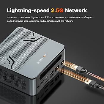 BOSGAME M2 Dual Channel Speaker Gaming Mini PC Ryzen 9 7940HS (8C