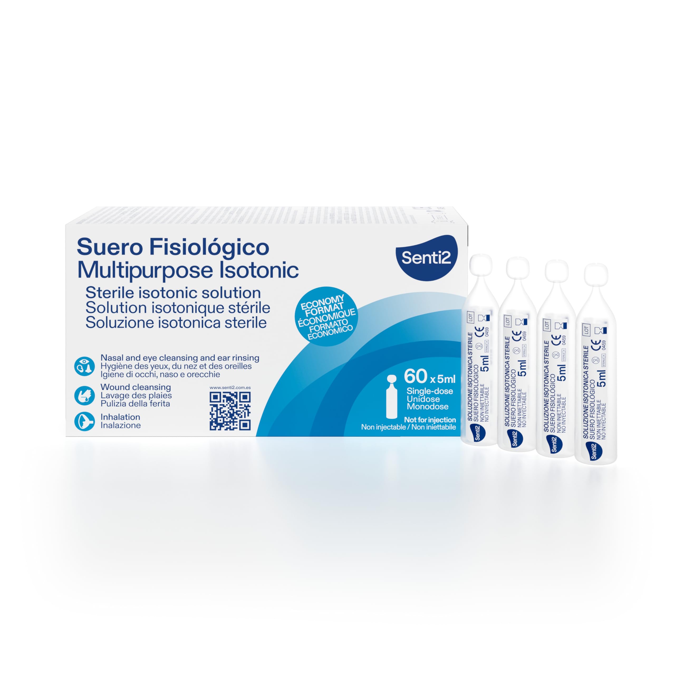 Senti2 Physiologisches Serum 60 Einzeldosen