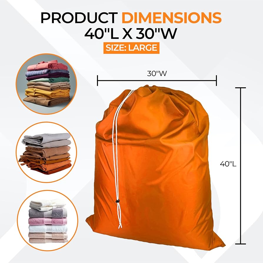 Amazon.com: Laundry Bag with Locking Closure Drawstring