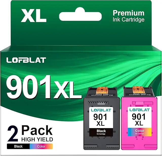 Cartuccia HP 901 Nero e Colore Rigenerata Compatibile - 2-Pack