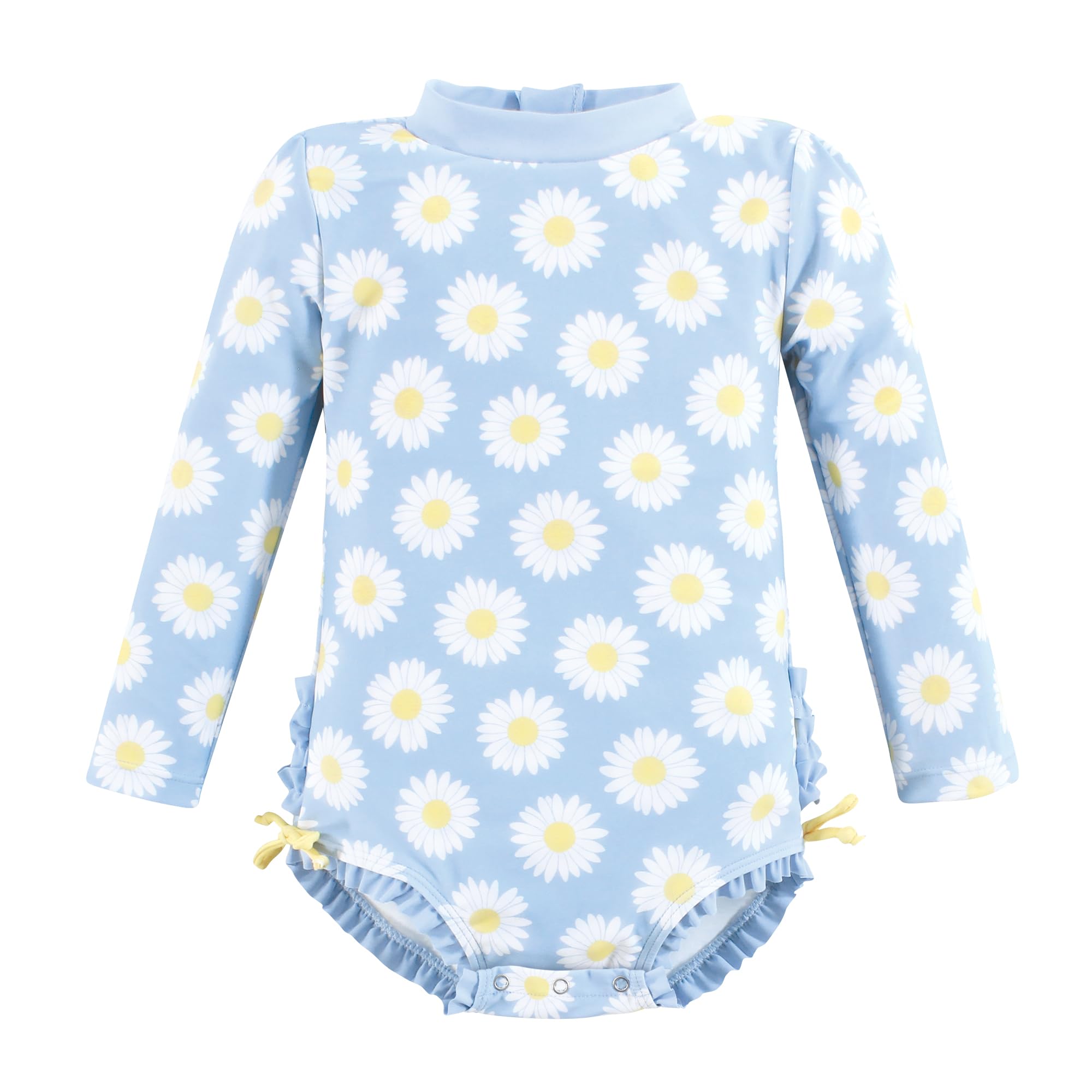 Hudson - Traje de baño para bebé y niña, Margarita azul, 12-18 Meses