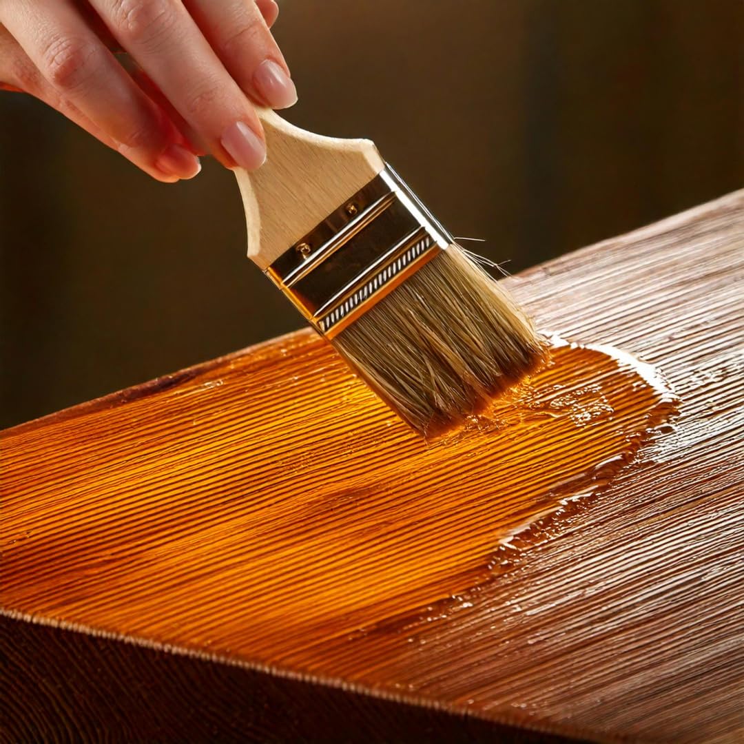 JOVIRA PINTURAS Aceite Linaza. Barniz Natural (100% Puro) Nutrición, protección y cuidado de la madera. (1 GALLON)