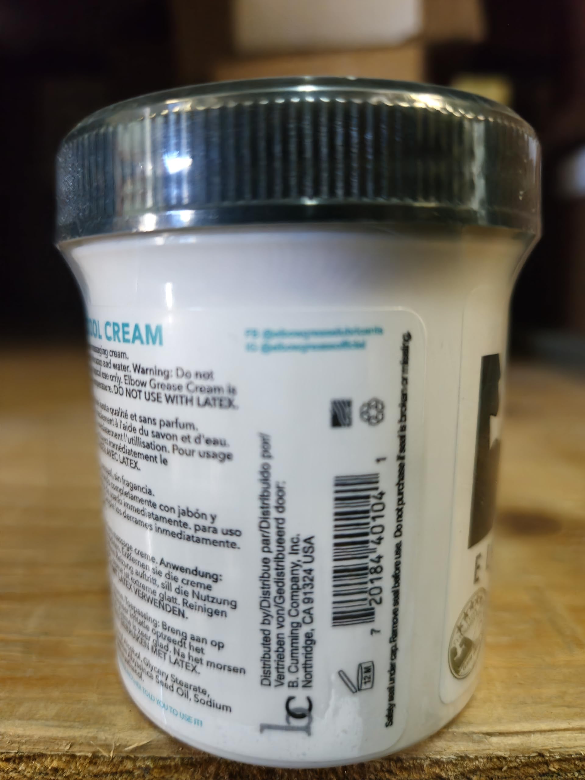 Elbow Grease Cool Lubricante en base de aceite para acciones de profunda con efecto de enfriamiento - 114 gr