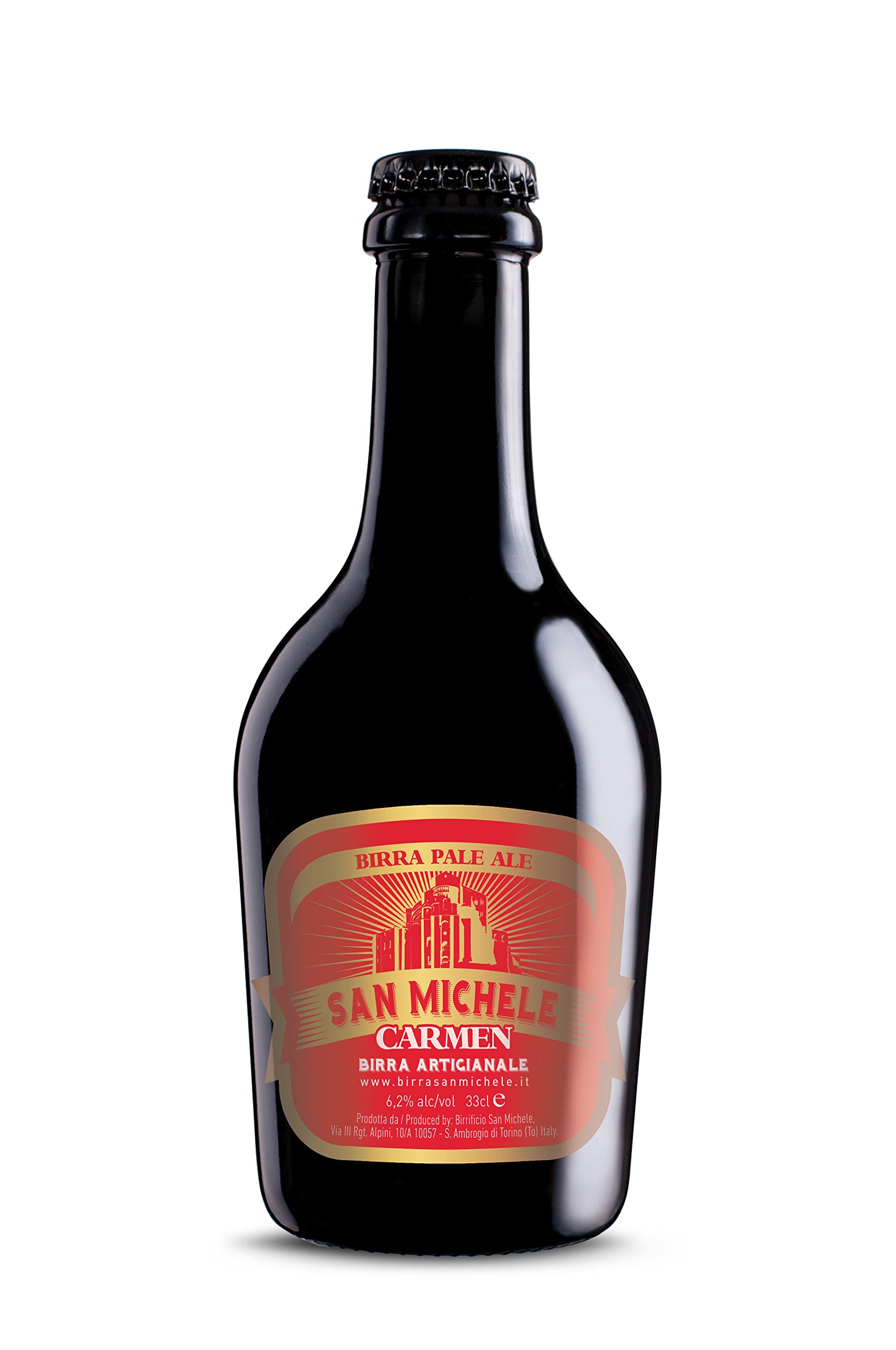 Birra Artigianale San Michele "Carmen" - Stile American Pale Ale - alc. 6,2% Scatola 12x0,33L.