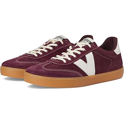Женские кроссовки victoria Berlin Ciclista Suede White Stitching burdeos