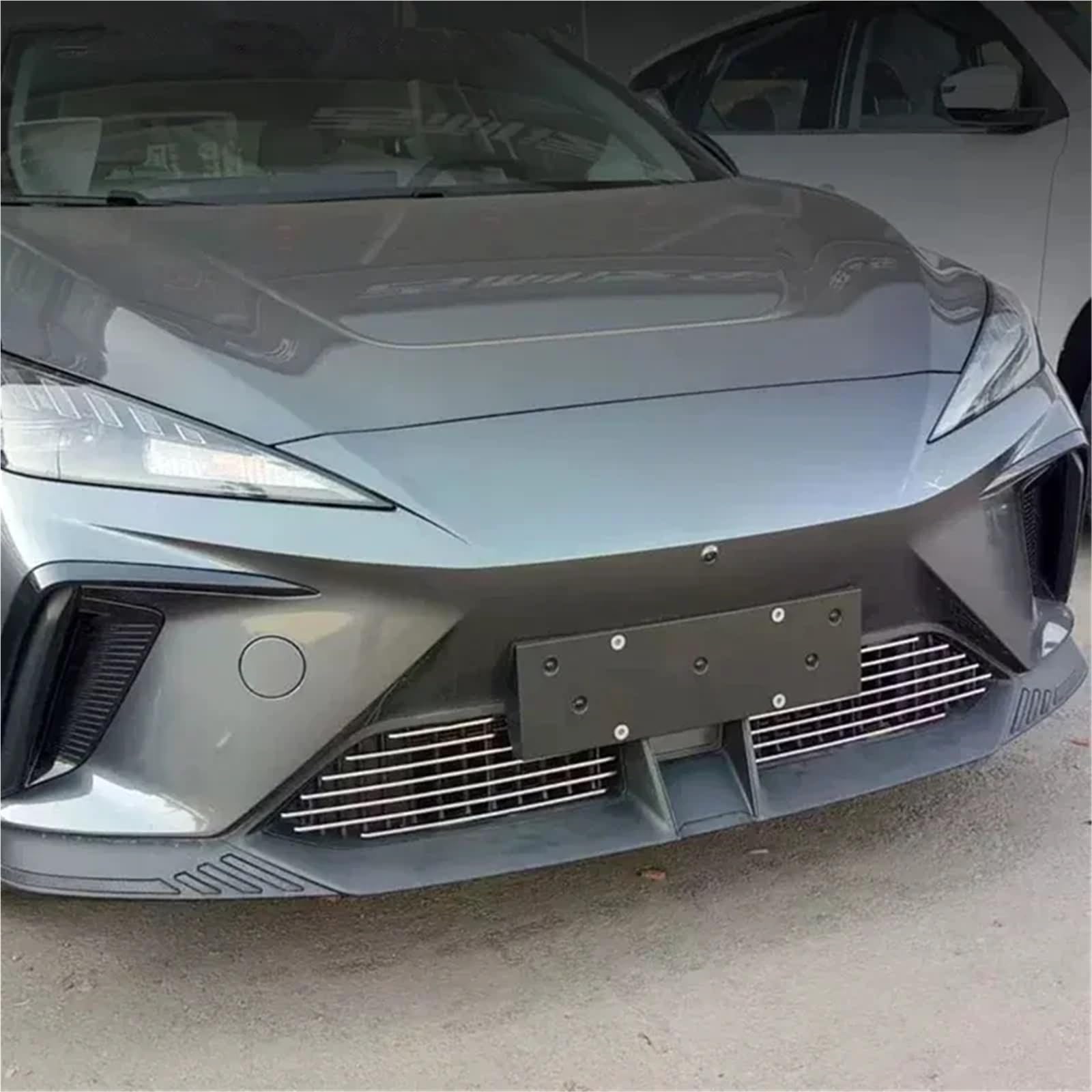 Przedni zderzak dolny samochodu siatka metalowa przeciw owadom pasuje do MG4 EV pyłoszczelna wewnętrzna kratka wentylacyjna wyścigowa osłona ze stopu osłona chłodnicy(Grills cover)