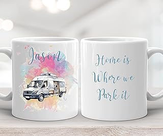 Crafter Campervan Mug, Campervan Gifts, Present, Kitchen Accessoris, cup, Gifts for Campervan Owners
