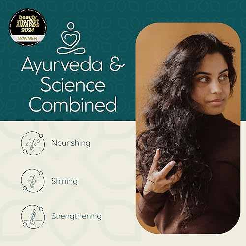 Miniatura 2 de LUVIH Empyreal Shine - Suero nutritivo para el cabello para mujeres y hombres, enriquecido con ashwagandha, aceite de amla y aceite de romero para