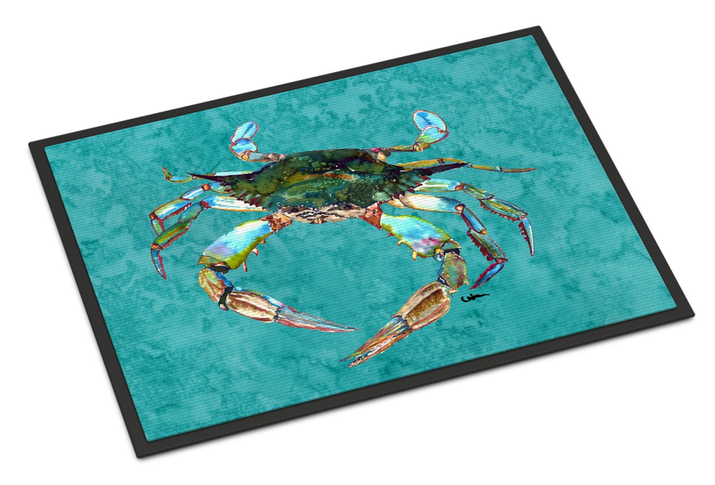 Caroline's Treasures 8657MAT Crab Indoor or Outdoor Mat 18x27, 27" L x 18" W, Multicolor