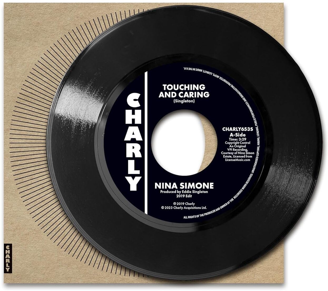 Touching And Caring / My Baby Just Cares For Me [7" VINYL]
