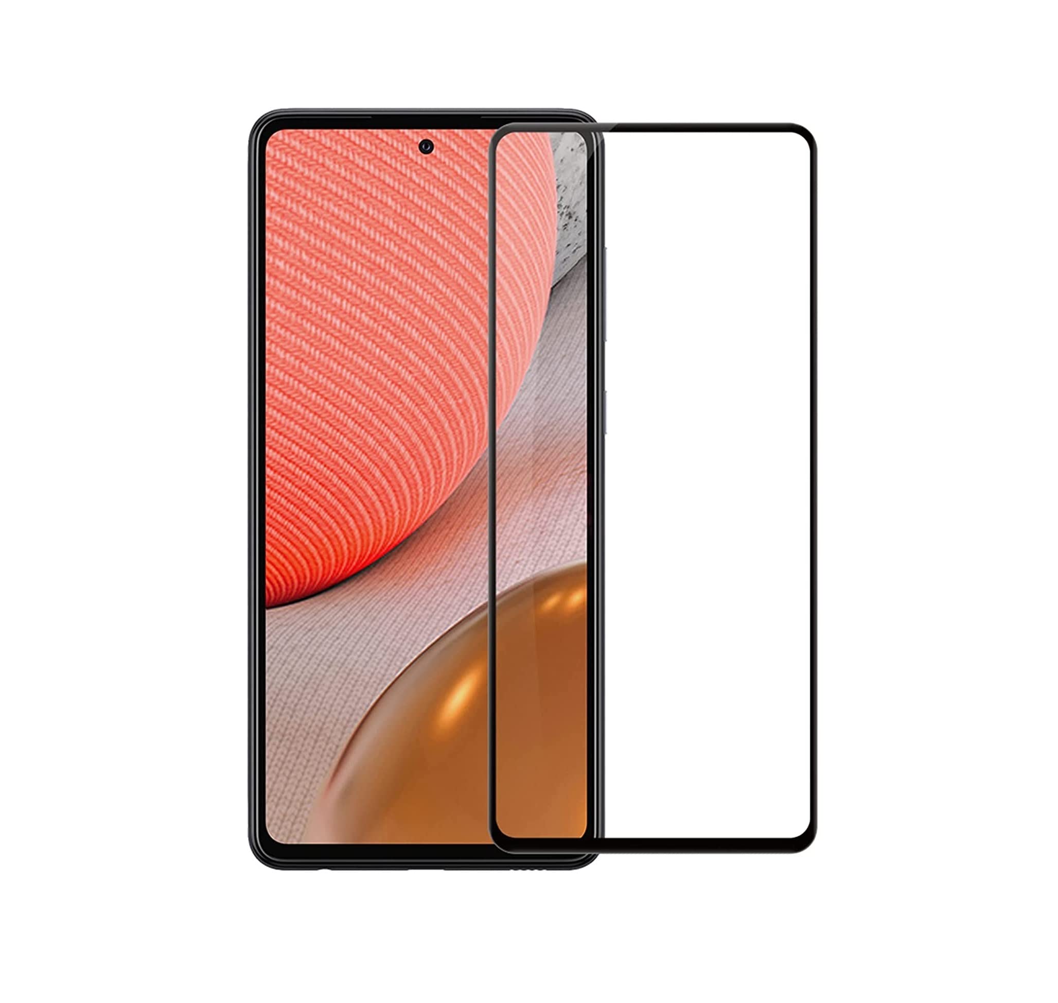 KML Crafts Villa 11D Crystal Clear Non Scartchable Premium Glossy Finish Tempered Glass with Edge to Edge Coverage For Samsung Galaxy A72 5G (Black) (B09ZPMJK5Q) Amazon Price History, Amazon Price Tracker