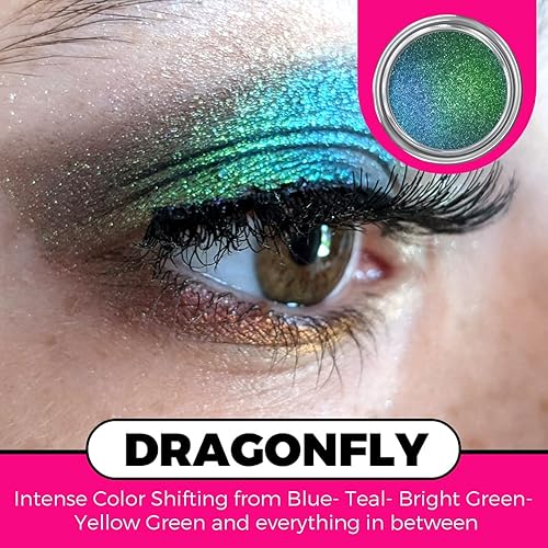 Miniatura 2 de Concrete Minerals Sombra de ojos multicromo, cambio de color intenso, de larga duración sin arrugas, 100% vegano y libre de crueldad, hecho a mano