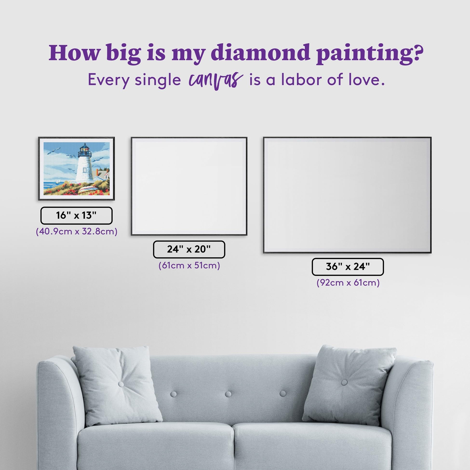 Amazon.com: DIAMOND ART CLUB Lighthouse Harbour Diamond Painting