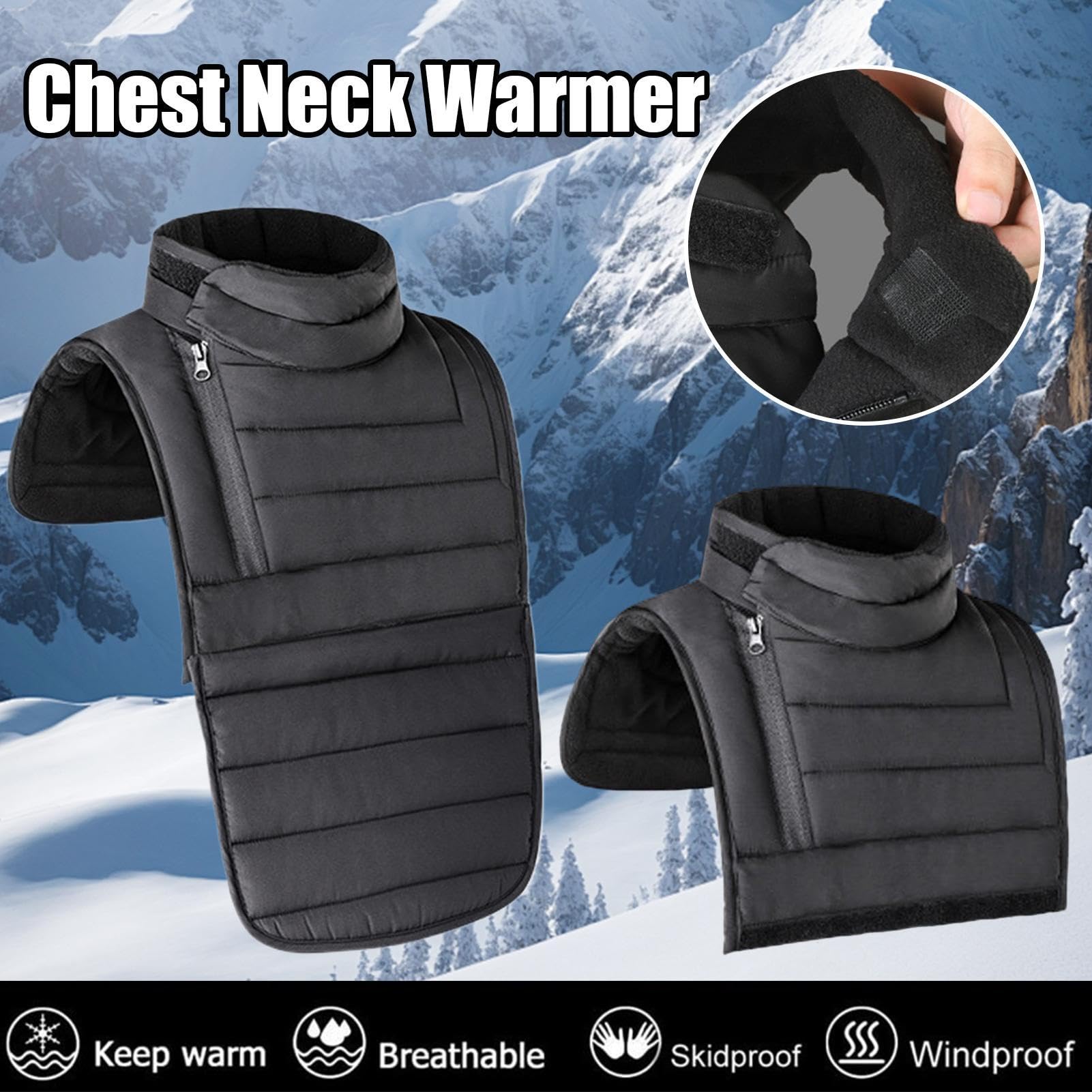Calentador De Cuello Y Pecho Para Motocicleta,Protector De Cuello Para Motocicleta | Protector de cuello para motocicleta a prueba de viento,Protector de pecho, envoltura cálida para el cuello, bufand
