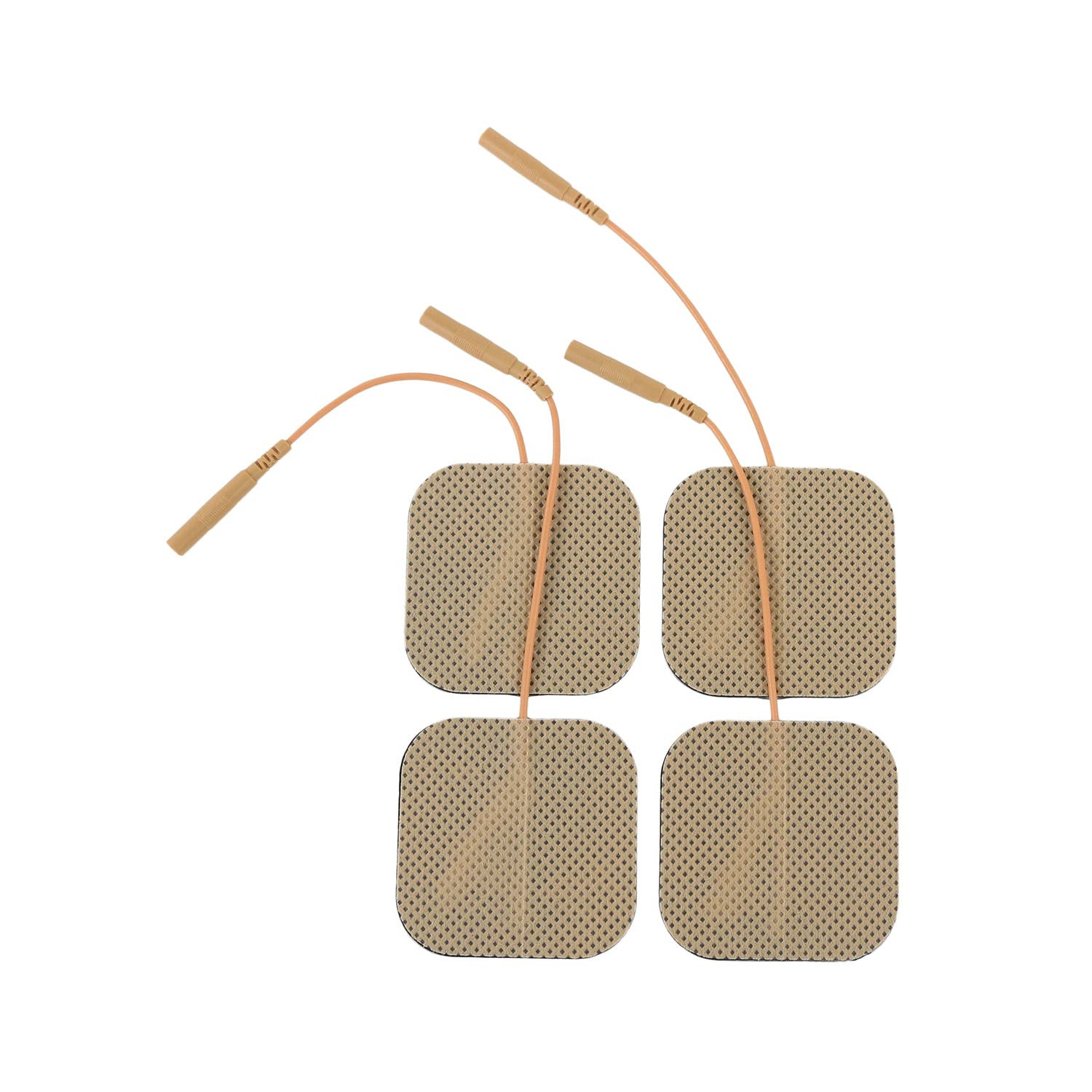 FabStim 13-1291-1 Electrode, 2", Square (Pack of 4)