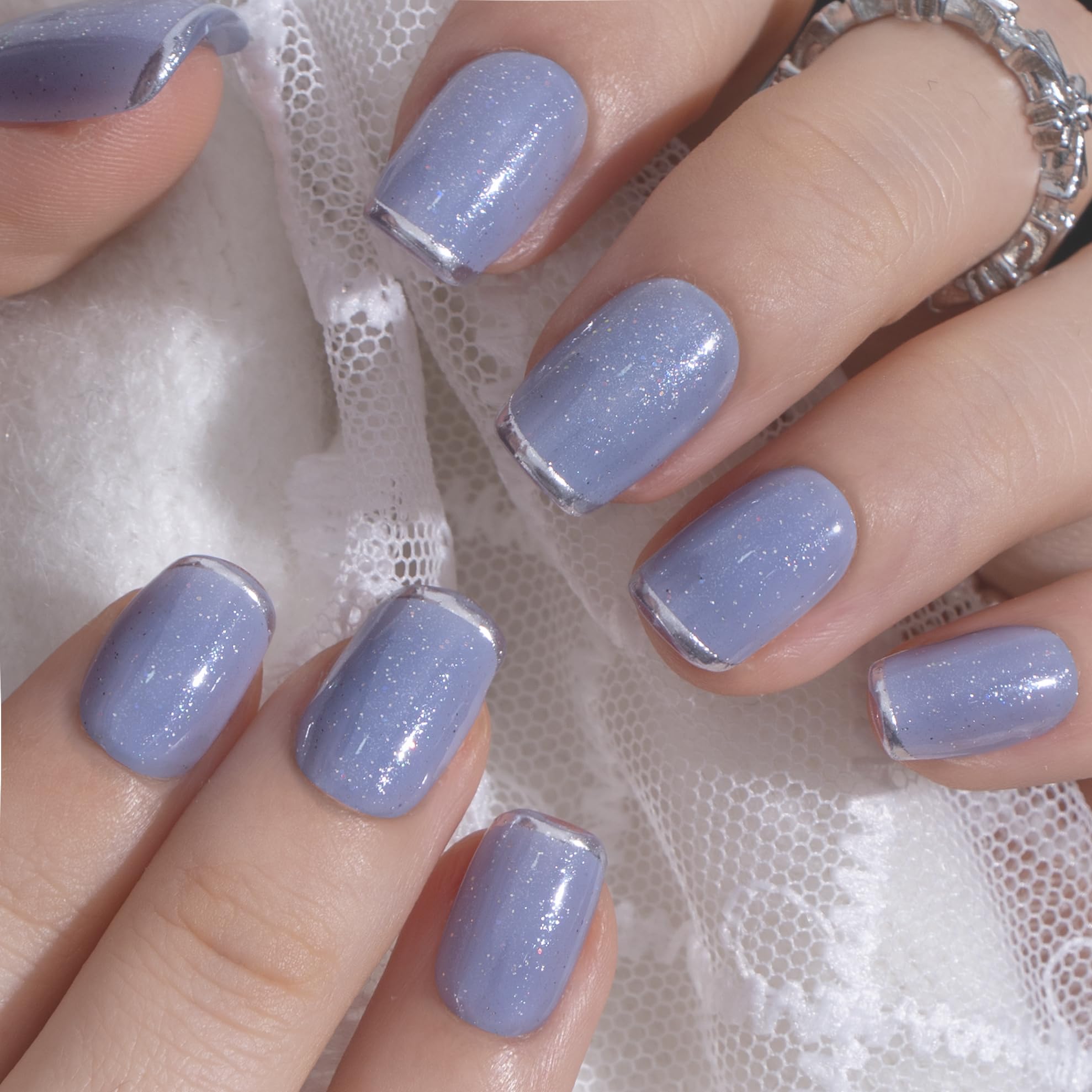 Curvlife Soft Gel Press on Nails Gel Fake Nails with Leopard Print Design Full Cover False Nails for Women Reusable Nail Kit with Nail Glue Adhesive