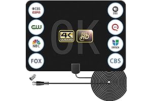 Wireless TV Antenna for Digital TV Indoor - Far-Reaching Reception and Pristine Image Quality