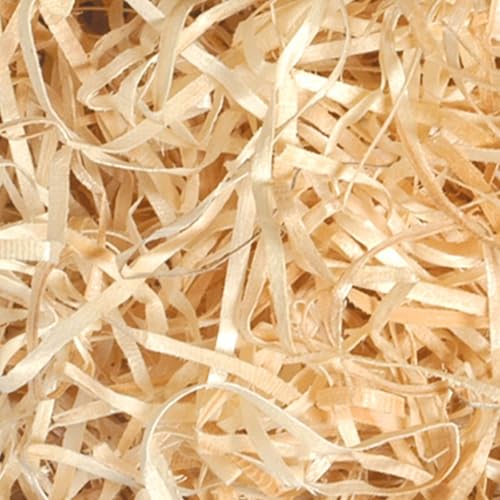 Lana de madera ideal para rellenar cestas y paquetes de regalos