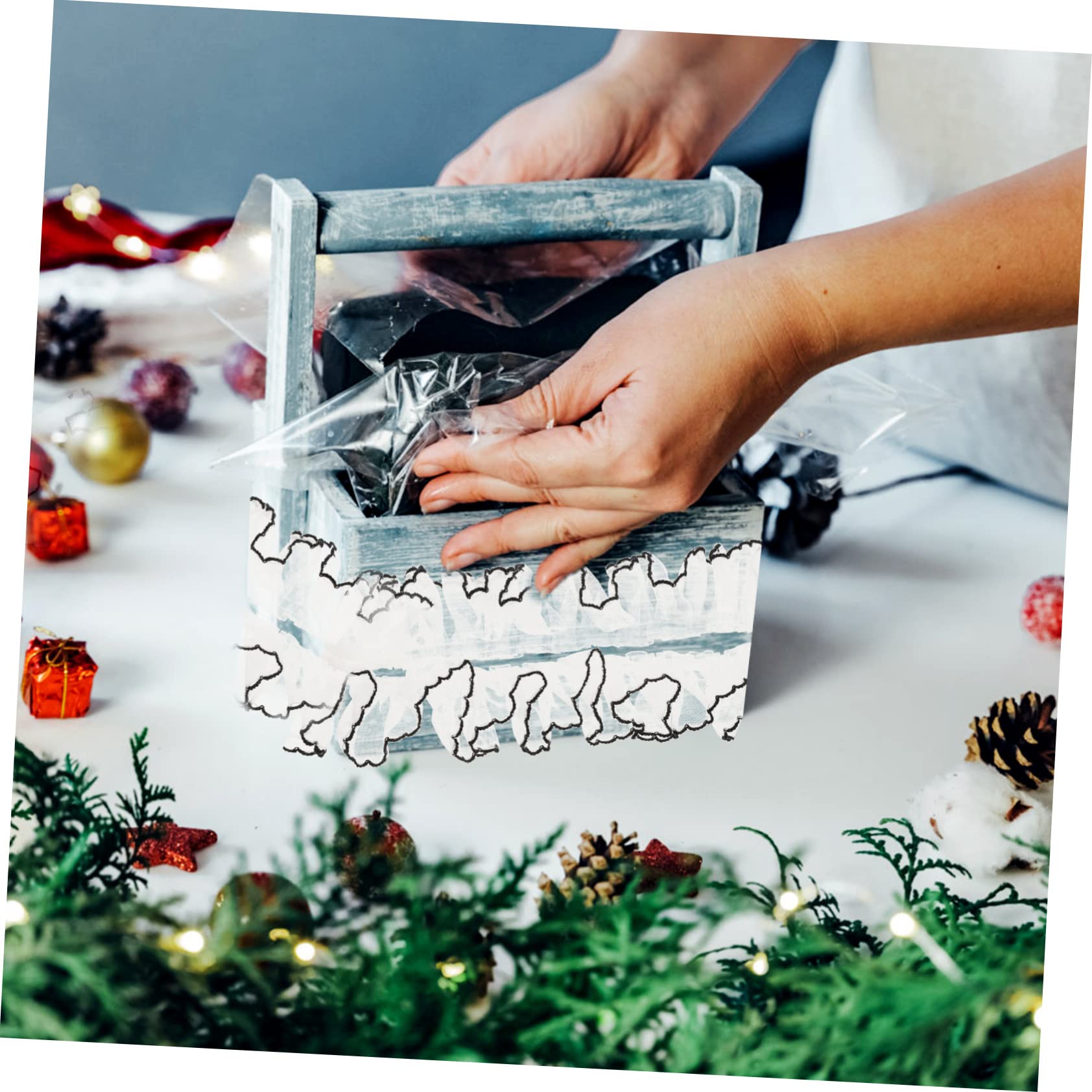 Angoily 5 Piezas Cinta de Encaje Retro de Ribete Decorativo para Manualidades Cinta de Metros para Ropa y Decoración Diy