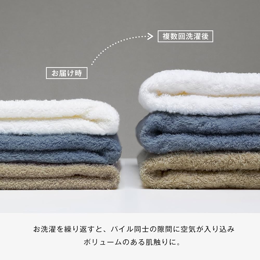 Amazon｜ブルーム 日本製 ミニバスタオル 4枚セット ファミーユ