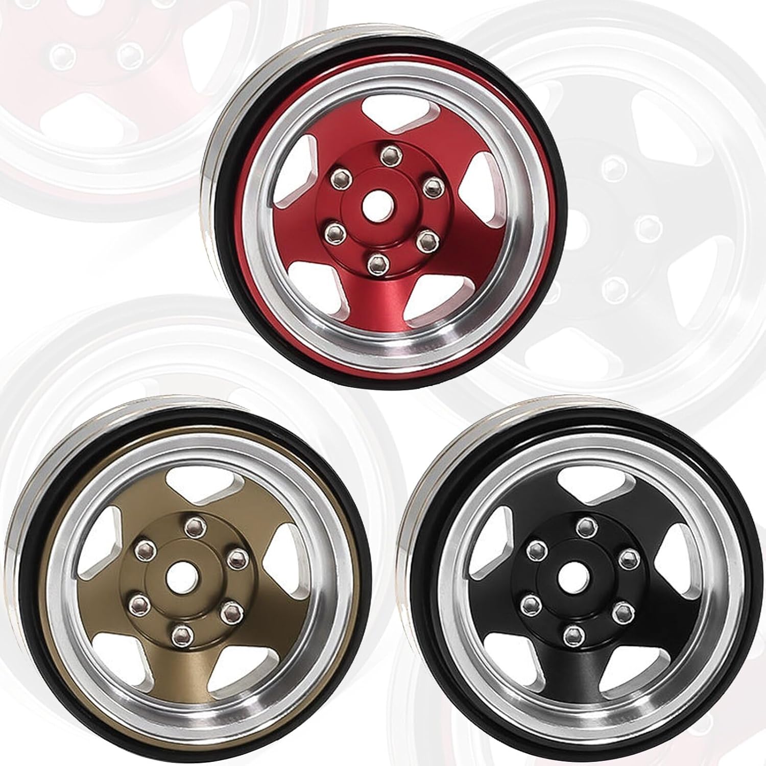 RCビードロックホイール For Traxxas For TRX4 For Axial For SCX10