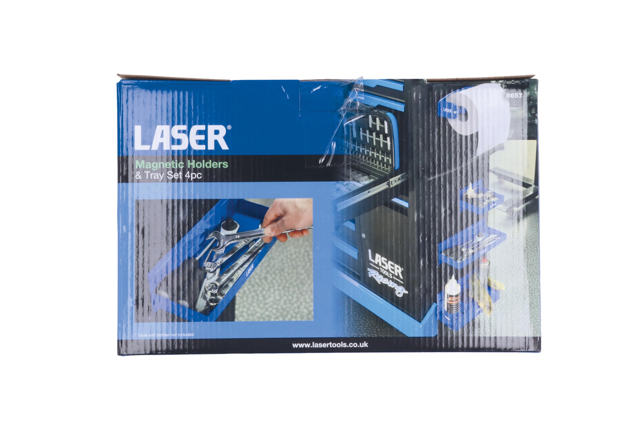 Laser 8657 Magnetic Holders & Tray Set 4pc
