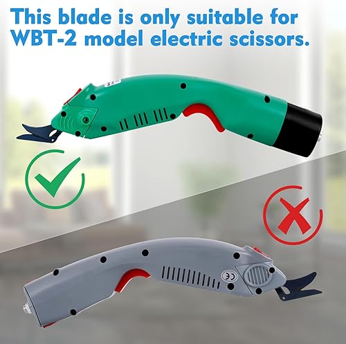 Vista 10 de MXBAOHENG WBT-2 Tijeras eléctricas inalámbricas para cortar tela/alfombra/esponja/cartón Tijera de fibra de vidrio con 2 cuchillas 5000mAh batería