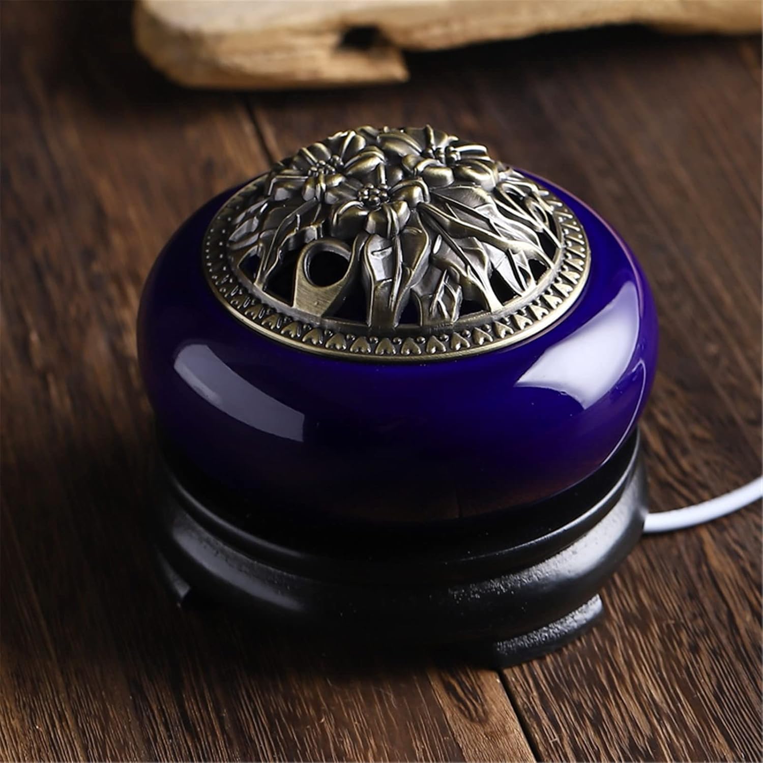 Electric Incense Burner with Timer, Ceramic Censer