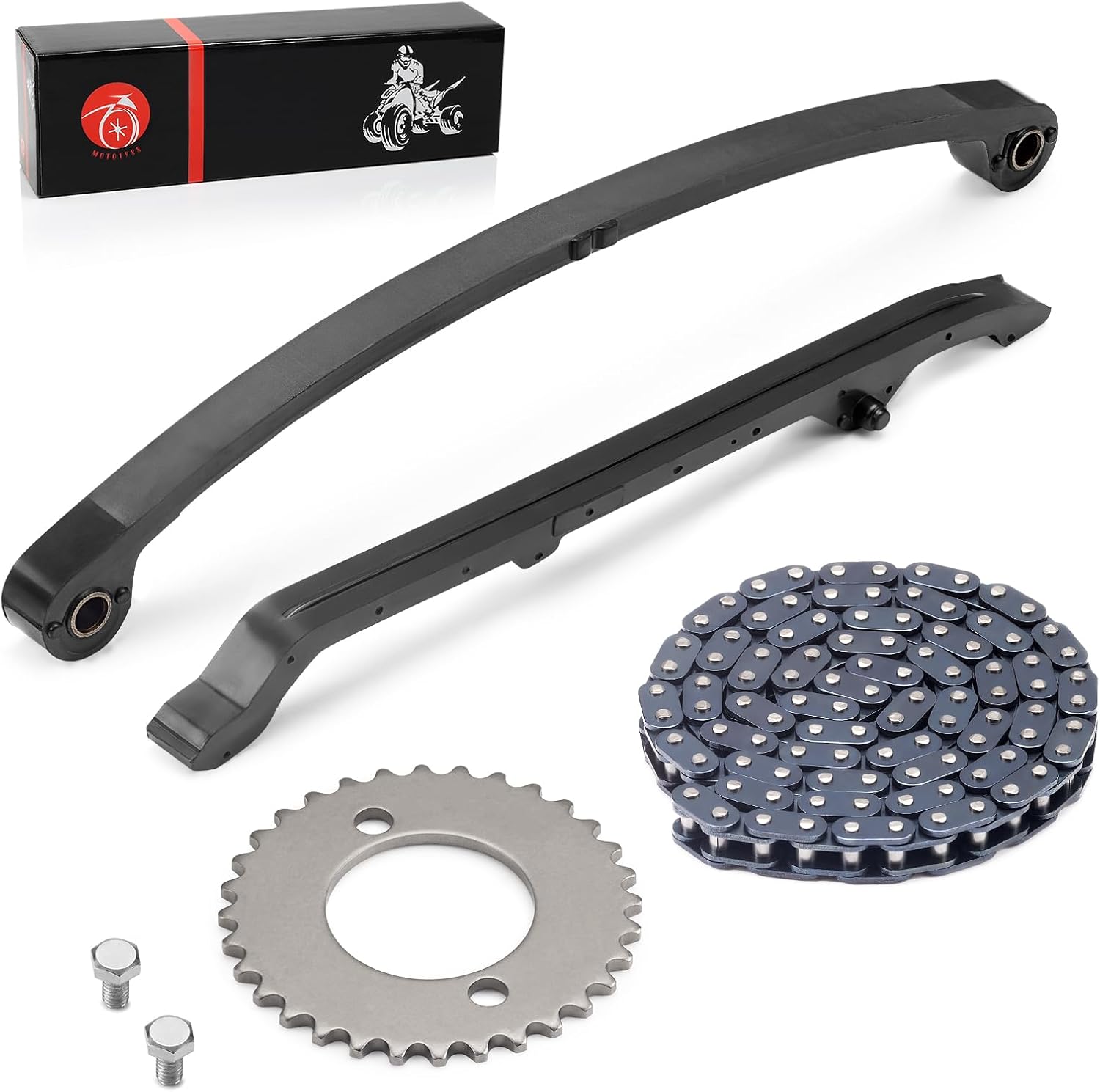 Cam Timing Chain & Guide Sprocket for Honda ATC185 ATC200 TLR200 TRX200 XL185S XL200R XR200 XR200R